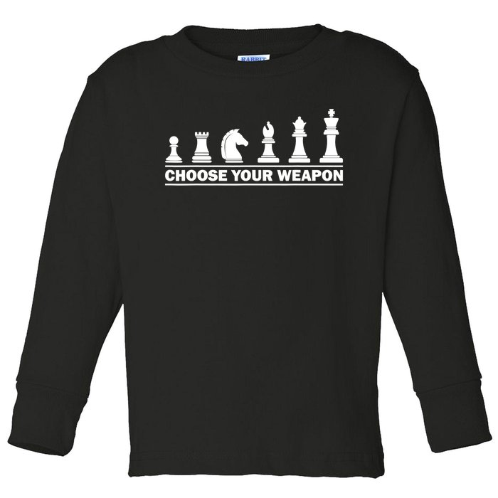 Funny Chess Gift For Chess Lover Kids Boys Girls Cool Player Gift Toddler Long Sleeve Shirt