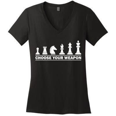 Funny Chess Gift For Chess Lover Kids Boys Girls Cool Player Gift Women's V-Neck T-Shirt