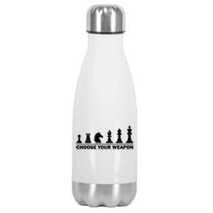 Funny Chess Gift For Chess Lover Kids Boys Girls Cool Player Gift Stainless Steel Insulated Water Bottle