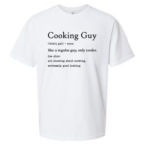 Funny Cooking Guy Definition Gift For Cook Lovers Sueded Cloud Jersey T-Shirt