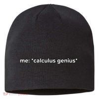 Funny Calculus Genius Meme Math Sustainable Beanie