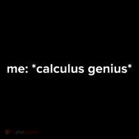 Funny Calculus Genius Meme Math Youth Performance Sprint T-Shirt