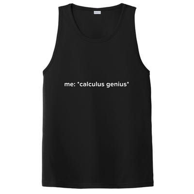 Funny Calculus Genius Meme Math PosiCharge Competitor Tank