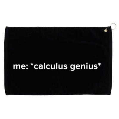 Funny Calculus Genius Meme Math Grommeted Golf Towel