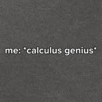 Funny Calculus Genius Meme Math Cotton Canvas Backpack