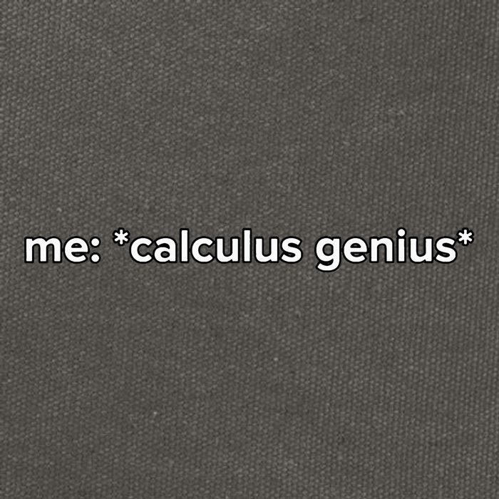 Funny Calculus Genius Meme Math Cotton Canvas Backpack