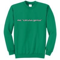 Funny Calculus Genius Meme Math Sweatshirt