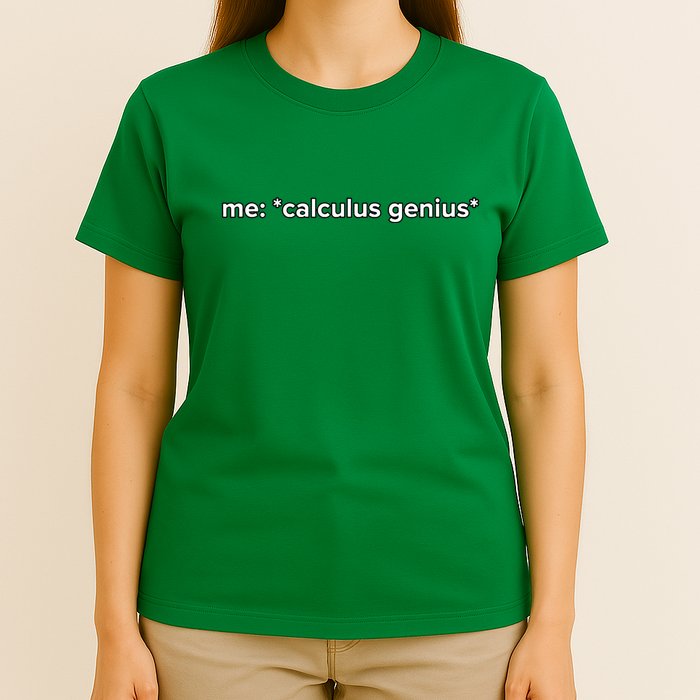 Funny Calculus Genius Meme Math T-Shirt