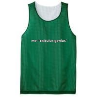 Funny Calculus Genius Meme Math Mesh Reversible Basketball Jersey Tank