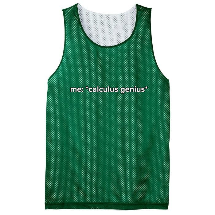 Funny Calculus Genius Meme Math Mesh Reversible Basketball Jersey Tank