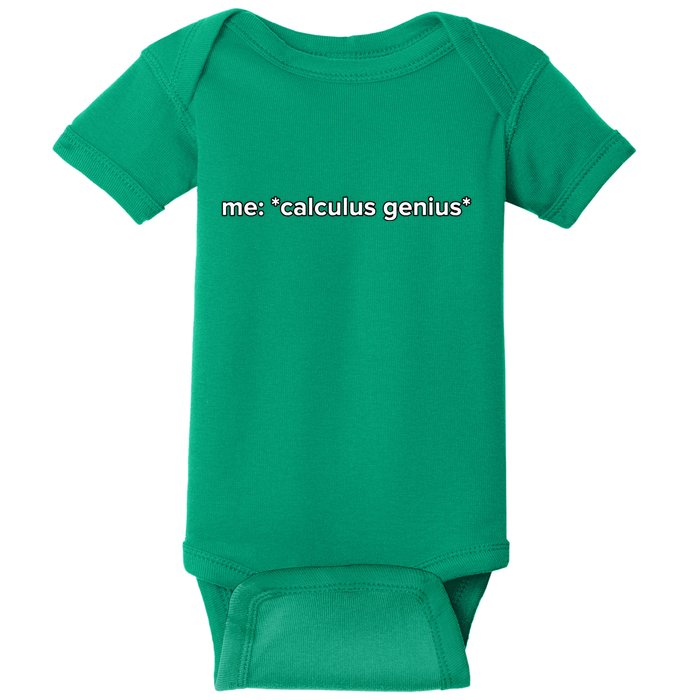Funny Calculus Genius Meme Math Baby Bodysuit