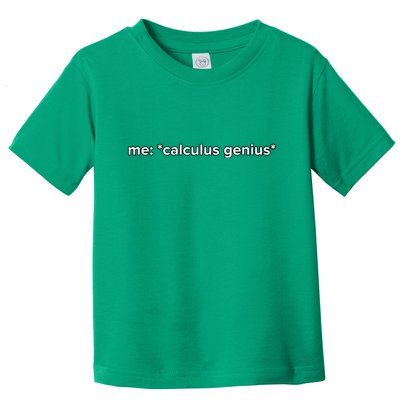 Funny Calculus Genius Meme Math Toddler T-Shirt