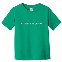 Funny Calculus Genius Meme Math Toddler T-Shirt