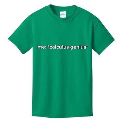 Funny Calculus Genius Meme Math Kids T-Shirt
