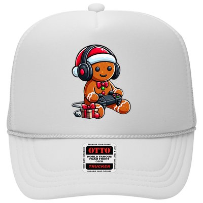 Funny Christmas Gamer Gingerbread Xmas Gaming Trucker Hat