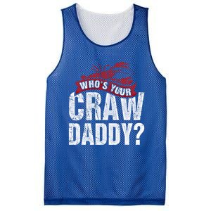 Funny Crawfish Gift Cajun Lover Gift Who's Your Crawdaddy Gift Mesh Reversible Basketball Jersey Tank