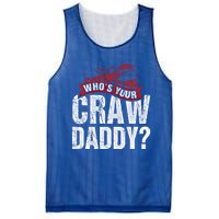 Funny Crawfish Gift Cajun Lover Gift Who's Your Crawdaddy Gift Mesh Reversible Basketball Jersey Tank