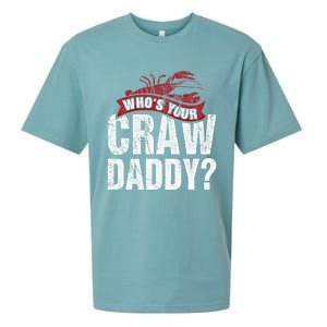 Funny Crawfish Gift Cajun Lover Gift Who's Your Crawdaddy Gift Sueded Cloud Jersey T-Shirt