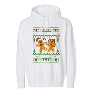 Funny Christmas Gingerbread Man Nurse Did You Try Icing It Garment-Dyed Fleece Hoodie