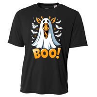 Funny Cute Giraffe Boo Halloween Costume Zoo Lover Cooling Performance Crew T-Shirt