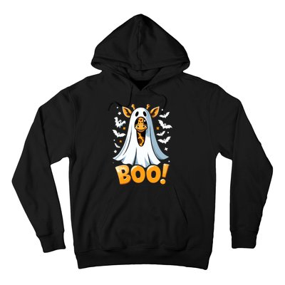 Funny Cute Giraffe Boo Halloween Costume Zoo Lover Hoodie