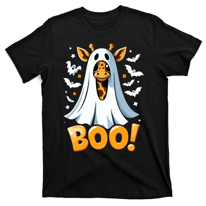 Funny Cute Giraffe Boo Halloween Costume Zoo Lover T-Shirt