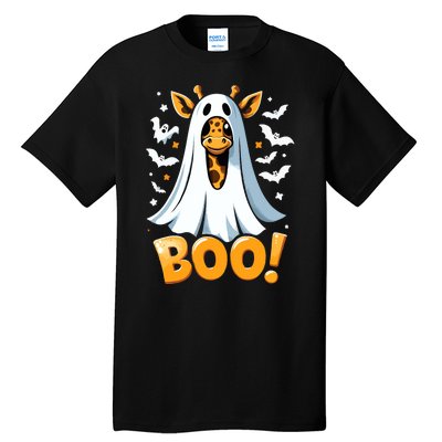 Funny Cute Giraffe Boo Halloween Costume Zoo Lover Tall T-Shirt