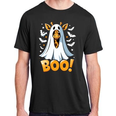 Funny Cute Giraffe Boo Halloween Costume Zoo Lover Adult ChromaSoft Performance T-Shirt