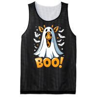 Funny Cute Giraffe Boo Halloween Costume Zoo Lover Mesh Reversible Basketball Jersey Tank