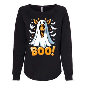 Funny Cute Giraffe Boo Halloween Costume Zoo Lover Womens California Wash Sweatshirt