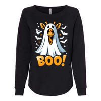 Funny Cute Giraffe Boo Halloween Costume Zoo Lover Womens California Wash Sweatshirt