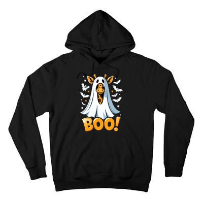 Funny Cute Giraffe Boo Halloween Costume Zoo Lover Tall Hoodie