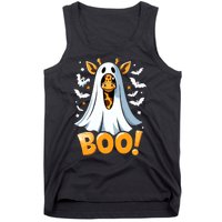 Funny Cute Giraffe Boo Halloween Costume Zoo Lover Tank Top