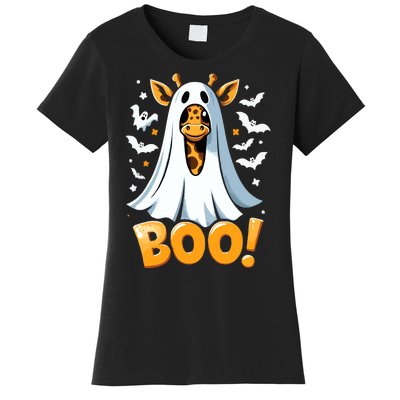 Funny Cute Giraffe Boo Halloween Costume Zoo Lover Women's T-Shirt