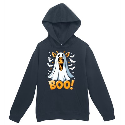 Funny Cute Giraffe Boo Halloween Costume Zoo Lover Urban Pullover Hoodie