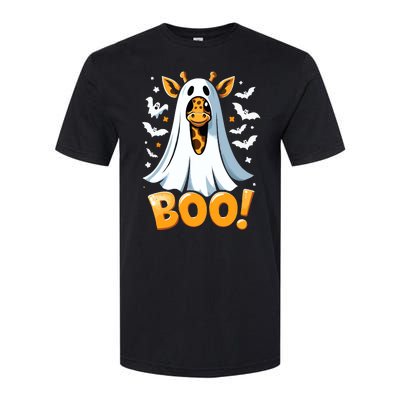 Funny Cute Giraffe Boo Halloween Costume Zoo Lover Softstyle CVC T-Shirt