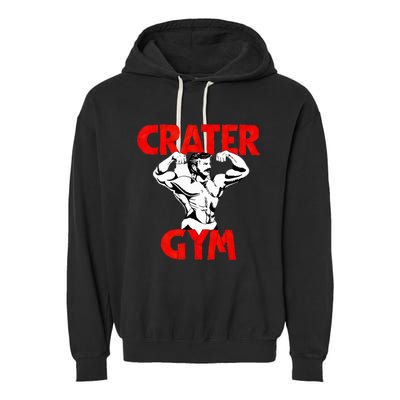 Funny Crater Gym Garment-Dyed Fleece Hoodie