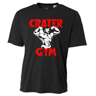 Funny Crater Gym Cooling Performance Crew T-Shirt