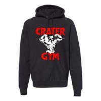 Funny Crater Gym Premium Hoodie