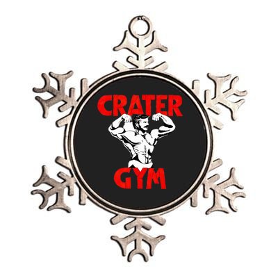 Funny Crater Gym Metallic Star Ornament