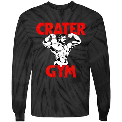 Funny Crater Gym Tie-Dye Long Sleeve Shirt