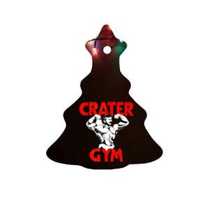 Funny Crater Gym Ceramic Tree Ornament