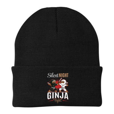 Funny Christmas Gingerbread Silent Night Ginja Fight! Beanie