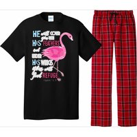 Flamingo Christian Gift Psalm 91 Bible Verse Pajama Set