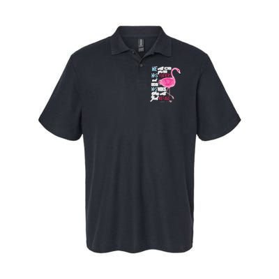 Flamingo Christian Gift Psalm 91 Bible Verse Softstyle Adult Sport Polo