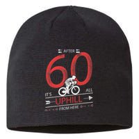 Funny Cyclist Gift  60 years old 60th Birthday Tee Sustainable Beanie