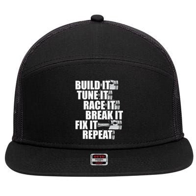 Funny Car Gift For Men Car Guy Christmas Meaningful Gift 7 Panel Mesh Trucker Snapback Hat