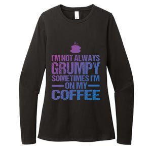 Funny Coffee Grandpa Funny Retired Papa Gift Womens CVC Long Sleeve Shirt