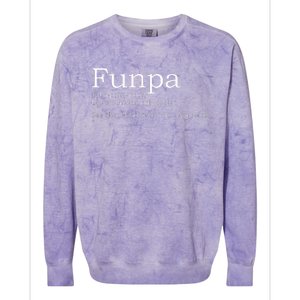 Funpa Cool Grandpa Colorblast Crewneck Sweatshirt