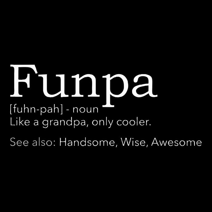 Funpa Cool Grandpa Stripe Pom Pom Beanie